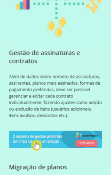 Gravação da interação de um usuário mobile na página sobre pagamento recorrente Gravação da interação de um usuário mobile na página sobre pagamento recorrente